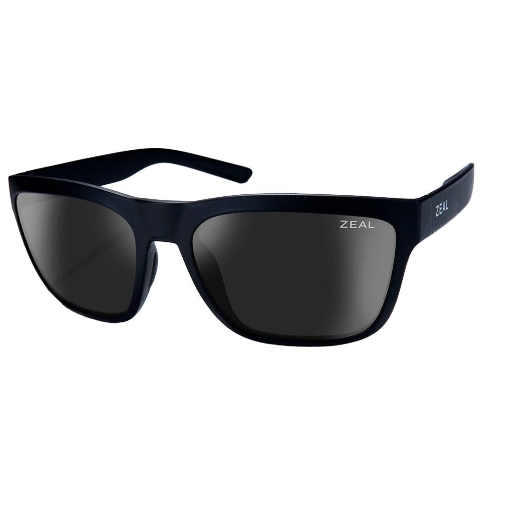 Kittredge Matte Black Ellume Polarized Dark Grey