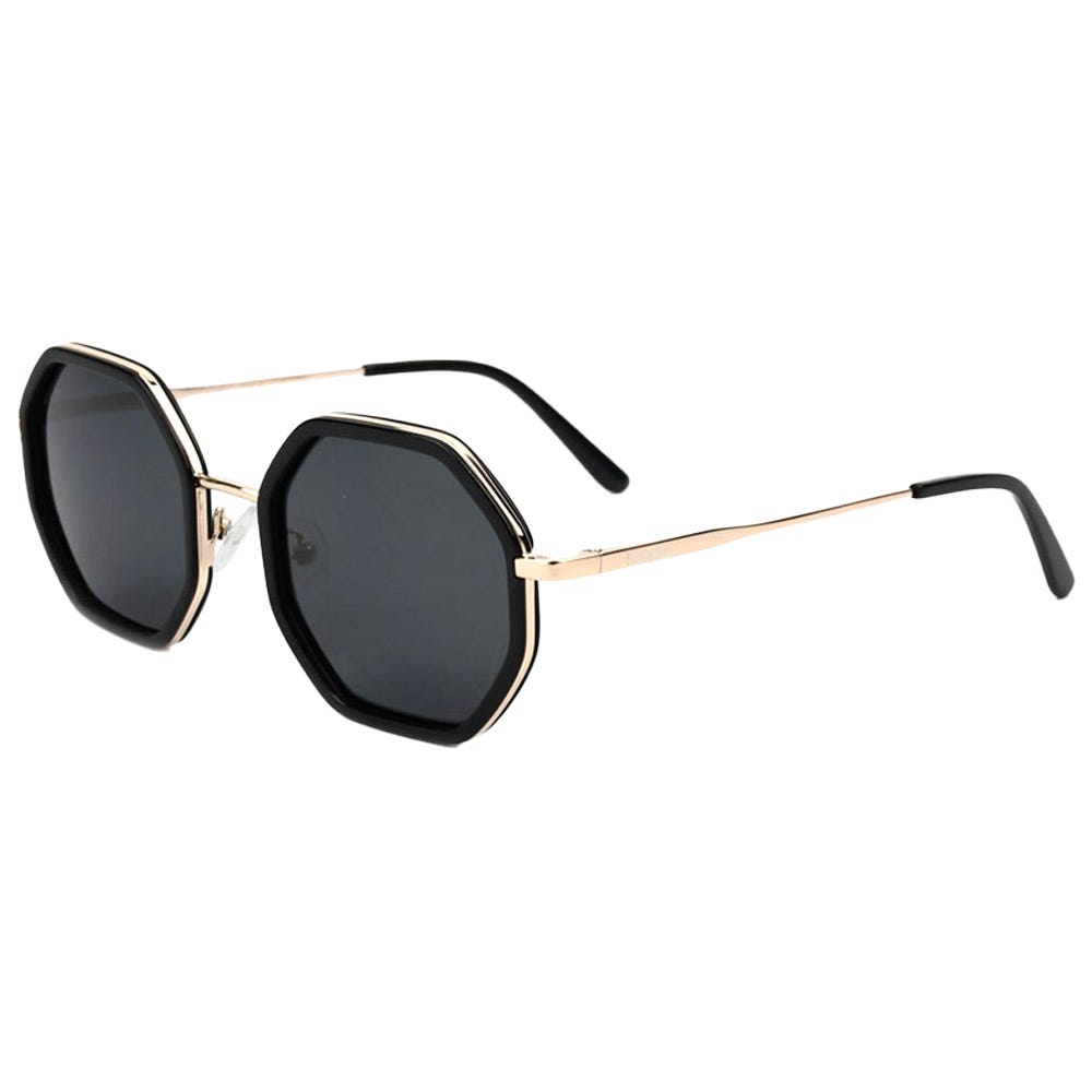 Lisboa Shiny Gold Black Grey Polarized