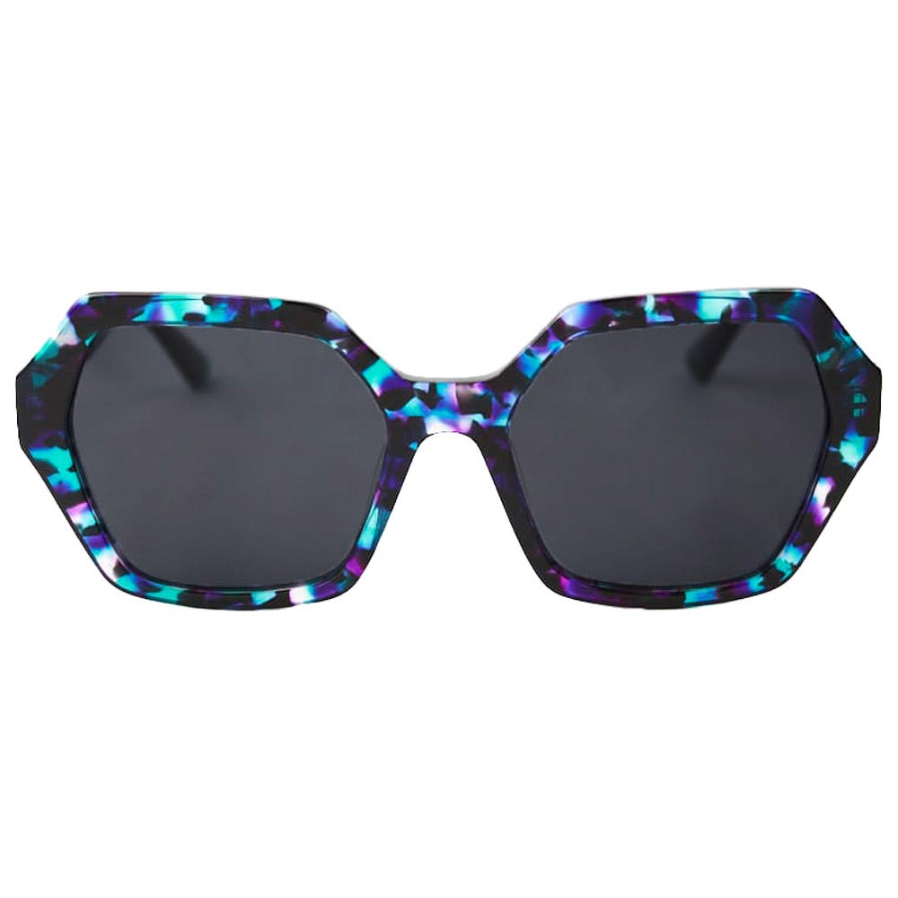 Roma Shiny Turquoise Purple Gradient Grey Polarized