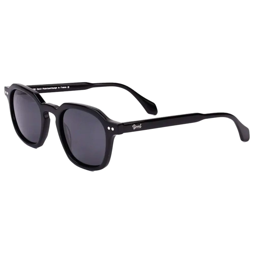 Cancun Shiny Black Gradient Grey Polarized