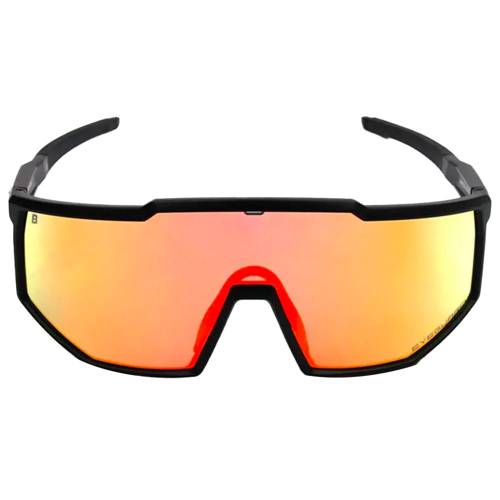 Horizon Shiny Black Red Fire Mirror Polarized