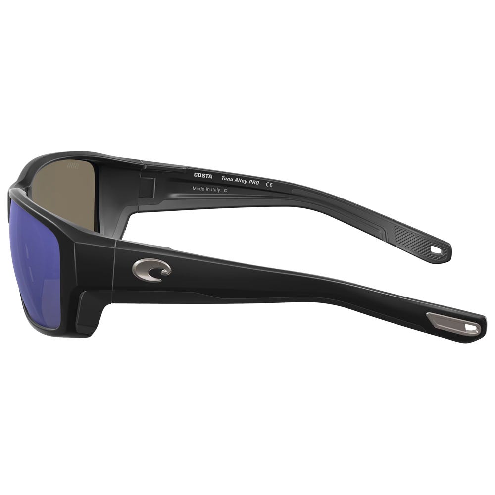 Tuna Alley Pro Matte Black Blue Mirror Polarized