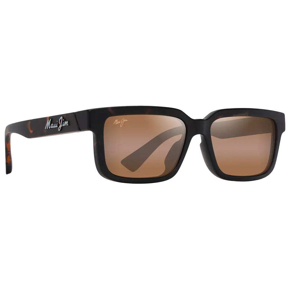 Hiapo Asian Fit Matte Dark Havana Hcl Bronze MauiPure