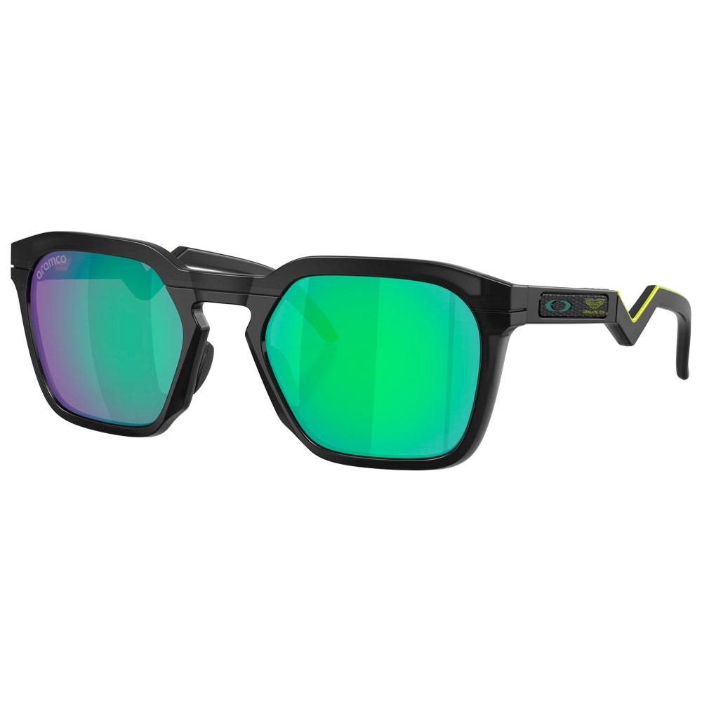 Hstn Sq Oakley x Aston Martin Aramco F1 Team Matte Black Ink Prizm Jade