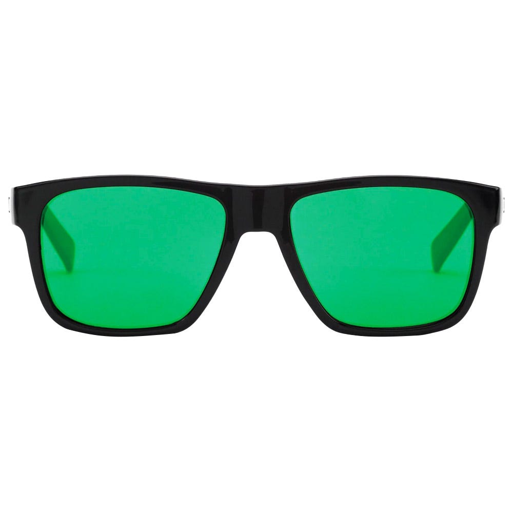 Life On Mars Matte Black L.I.T Green Mirror Polar