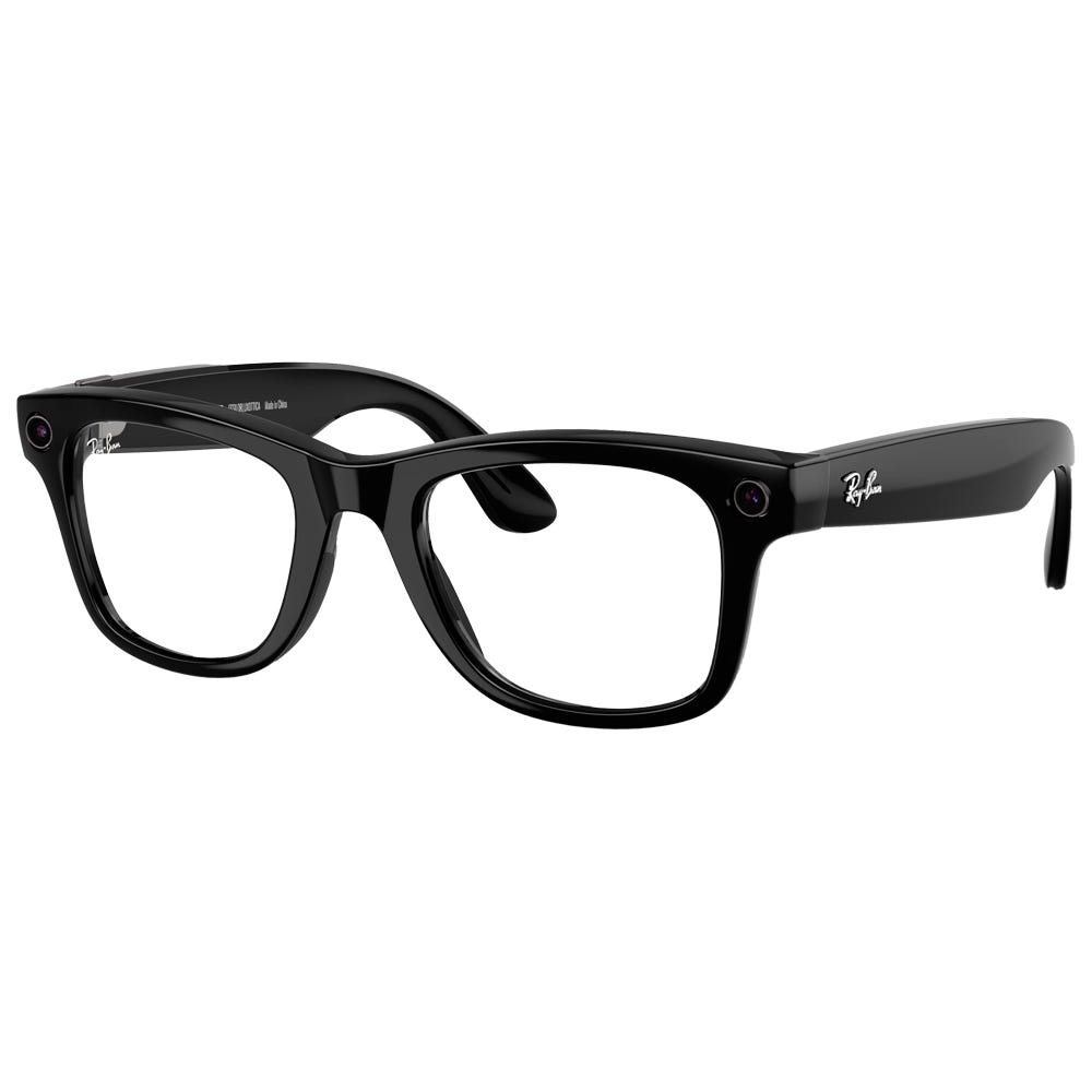 Meta Wayfarer Gen 2 Shiny Black Transitions Green Graphite Incolore