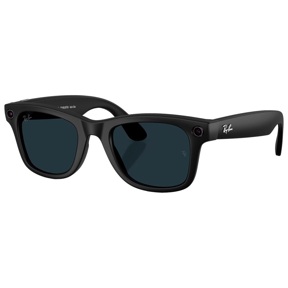 Meta Wayfarer Gen 2 Matte Black Transitions Grey Translucide