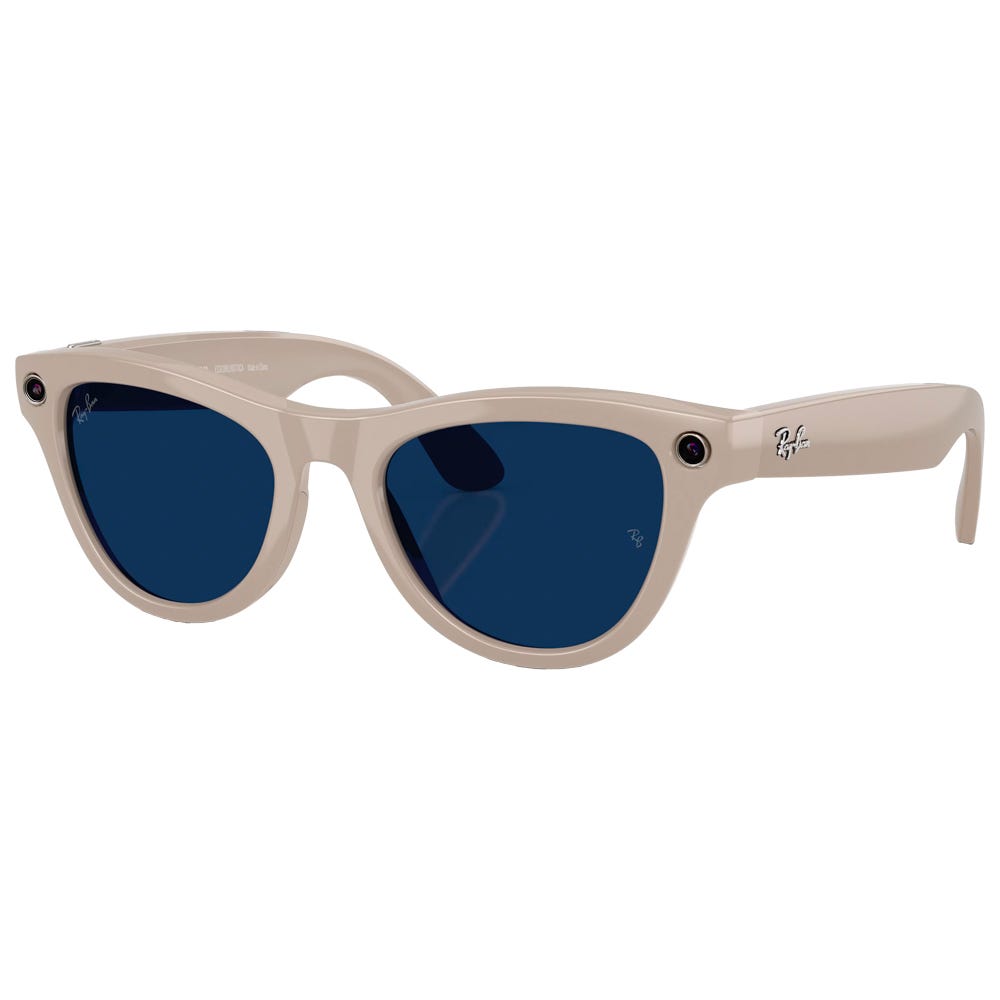 Meta Skyler Gen 2 Shiny Chalk Grey Transitions Saphir Incolore