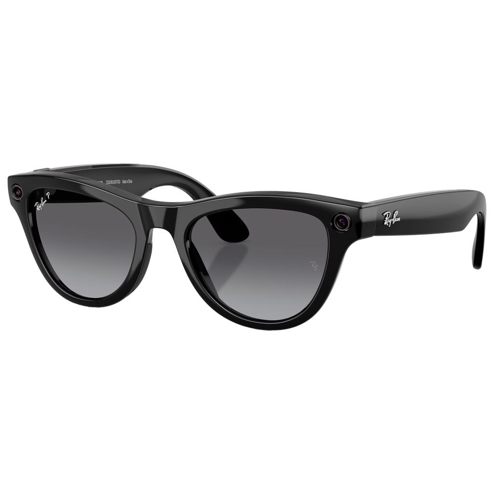 Meta Skyler Gen 2 Shiny Black Gradient Graphite Polarized