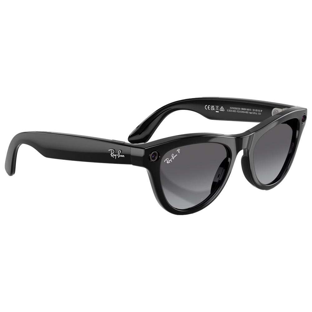Meta Skyler Gen 2 Shiny Black Gradient Graphite Polarized