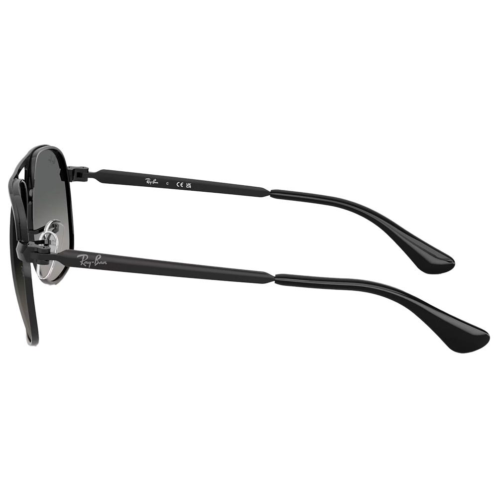 RB3793 Bill Max Polished Black Dark Grey Gradient Light Grey