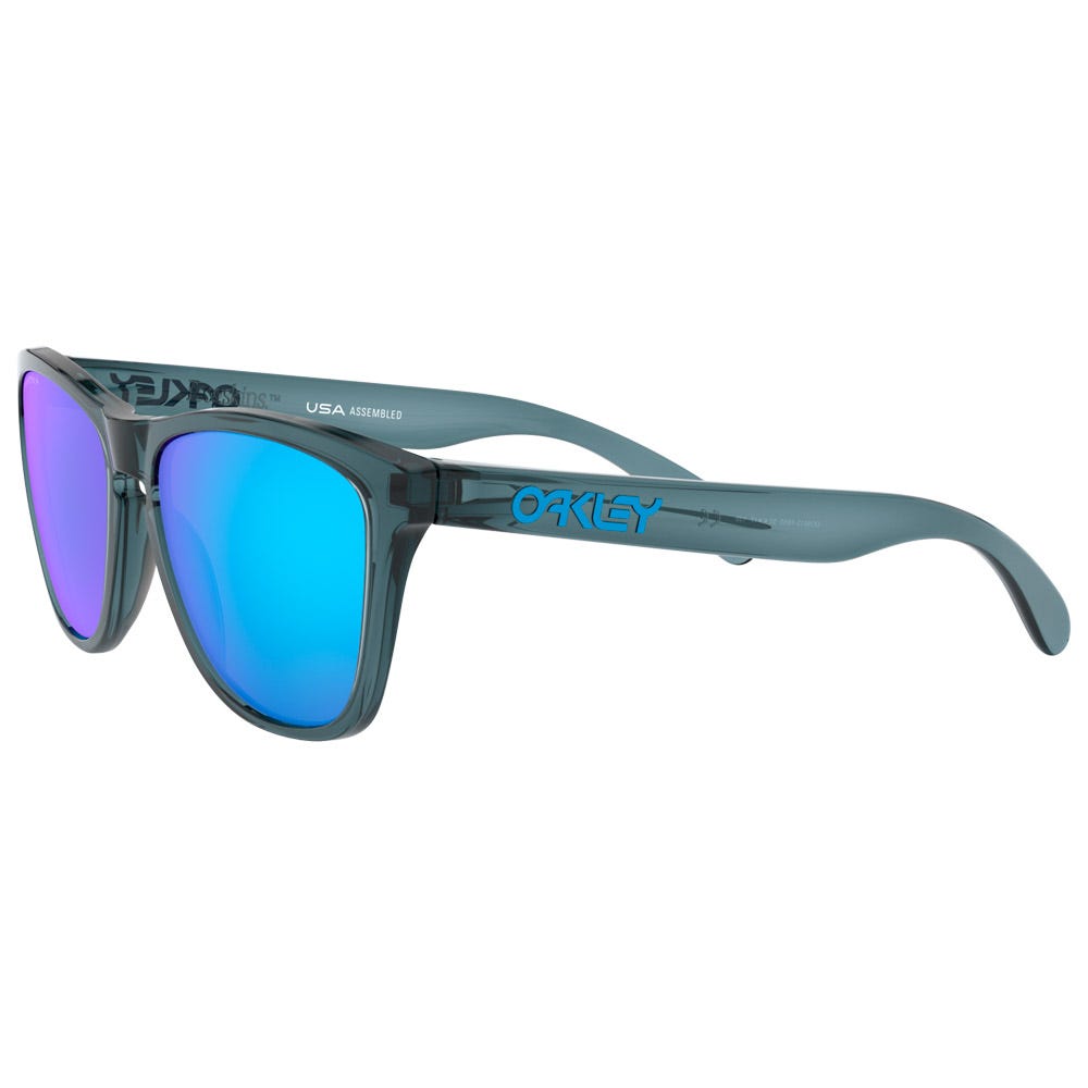 Frogskins Crystal Black Prizm Sapphire Polarized