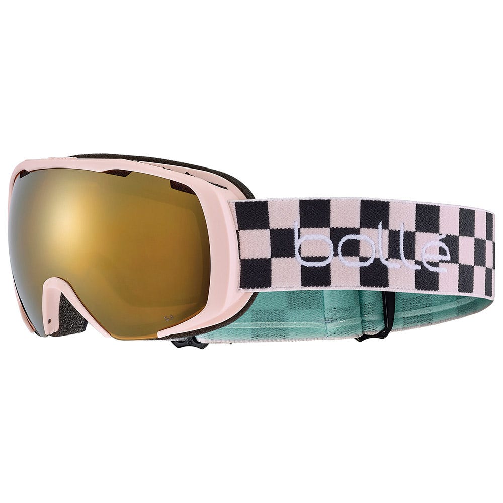 Royal Pink Cherckeboard Matte Gold