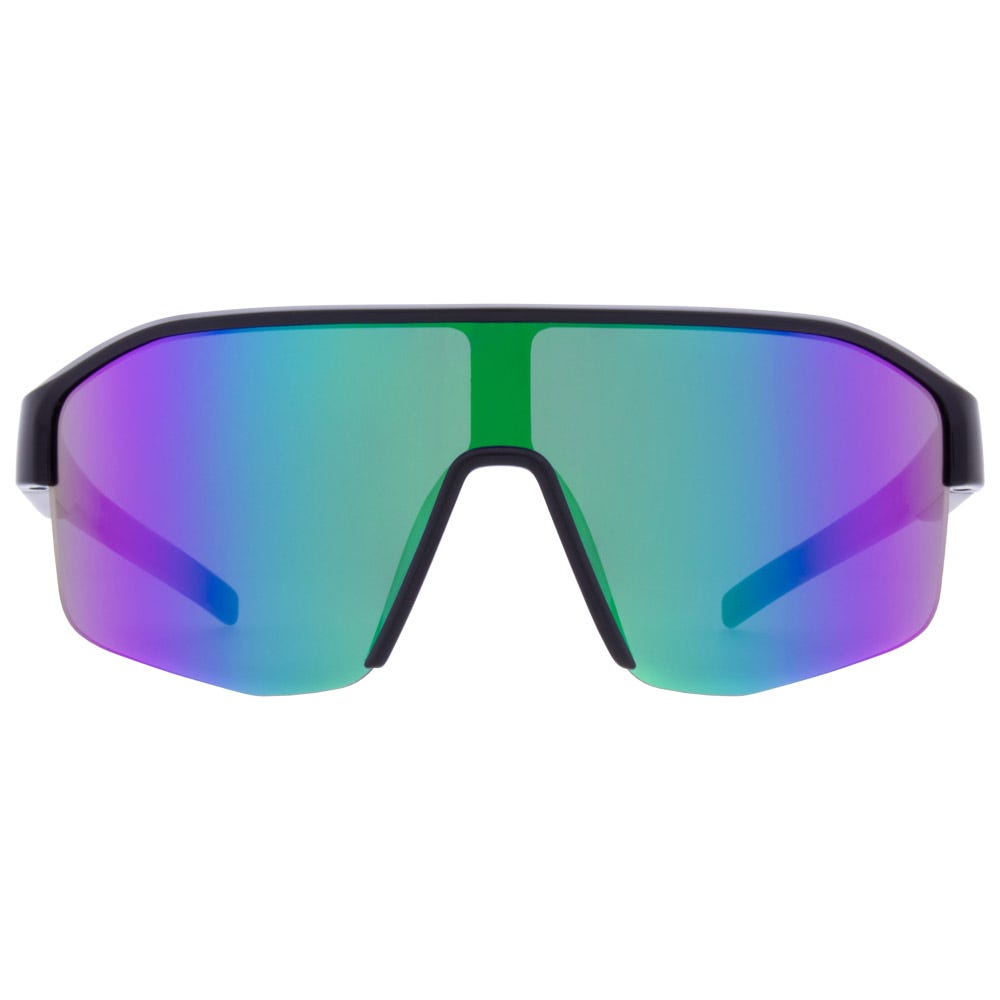 Dundee Shiny Black Grey Purple Green Mirror