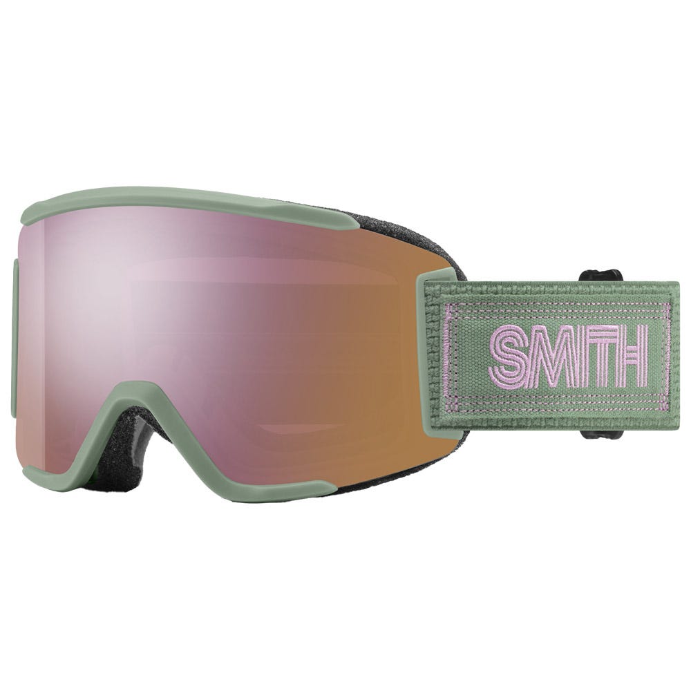 Squad S Olive Warm Steel Chromapop Everyday Rose Gold Mirror + Clear