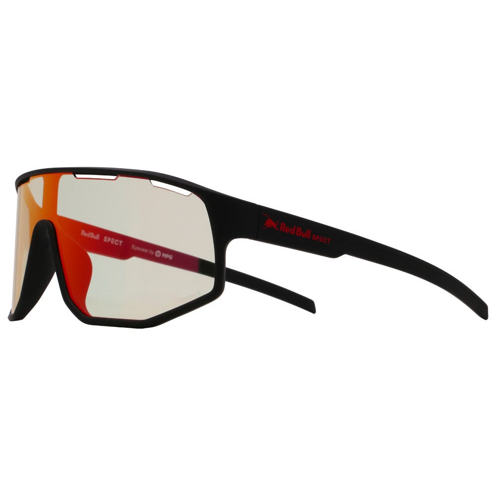 Dash Pro Black Photochromic Red Mirror