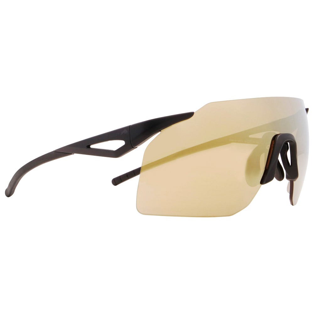 Gabe Matt Black Brown Gold Mirror