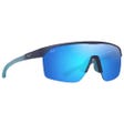 Pāluna Asian Fit Metal Matte Dark Blue Hawaii Blue MauiBrillant