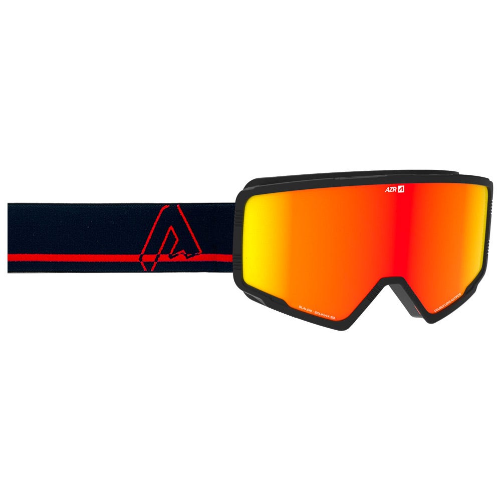 Slalom Noir Mat Multicouche Rouge