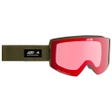 Limited Kaki Mat Irisé Rouge Multicouche