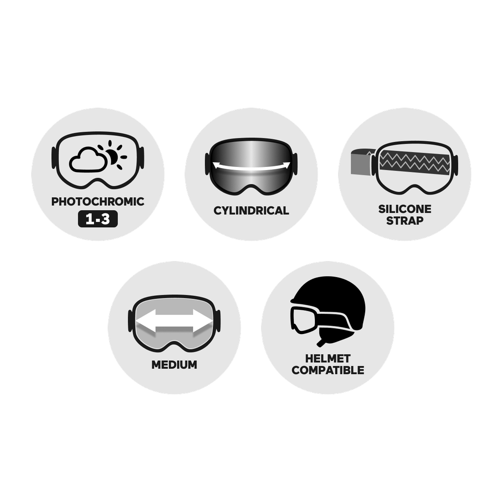 Squad 2 Chalk Chromapop Pro Photochromic Gold Mirror
