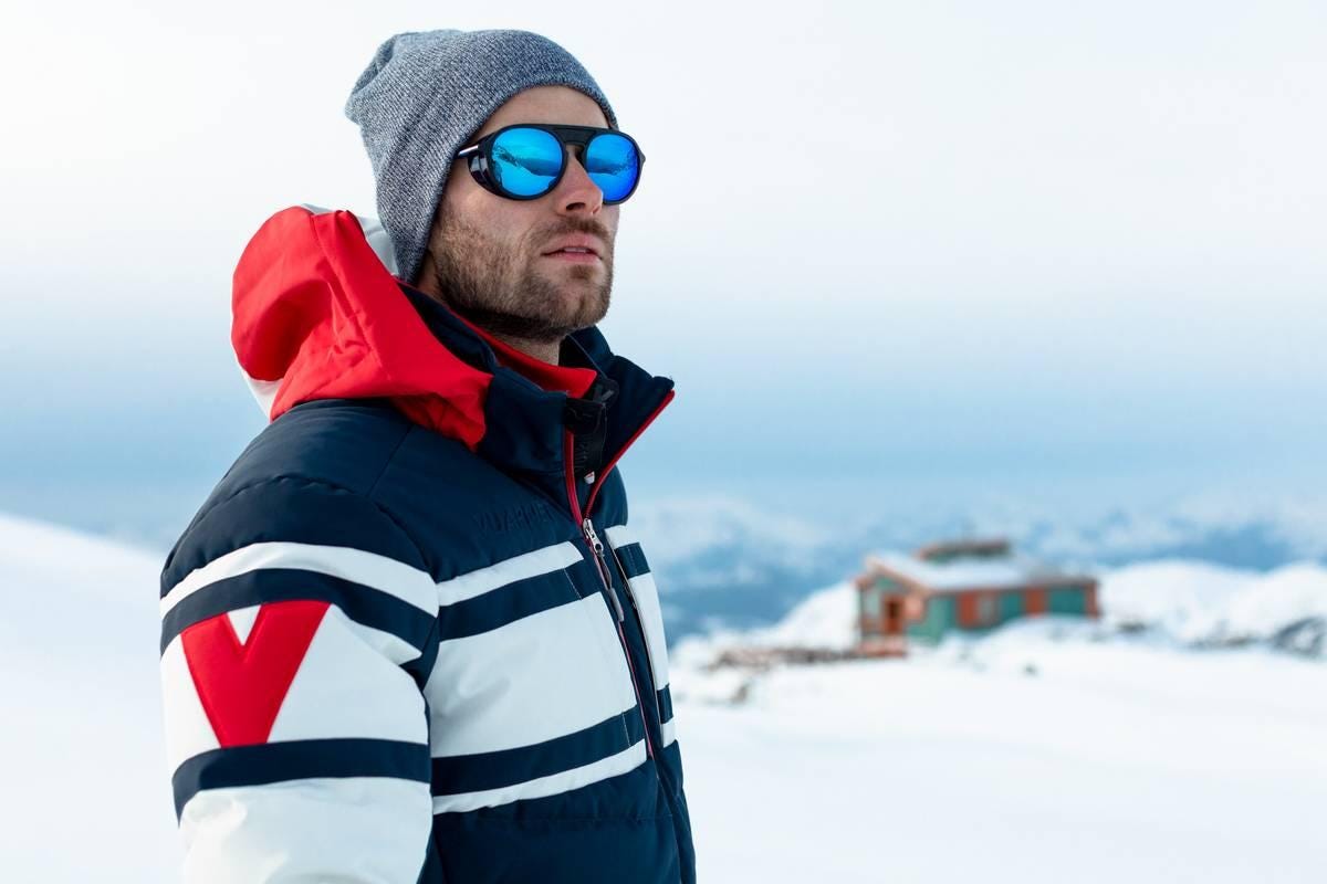 verre polarise neige