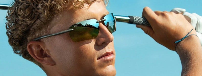 Lunettes de soleil Maui Jim Hookipa Ultra-G portées de trois-quarts