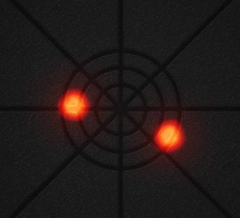 Cible perçue de manière imprécise sans la technologie HDO