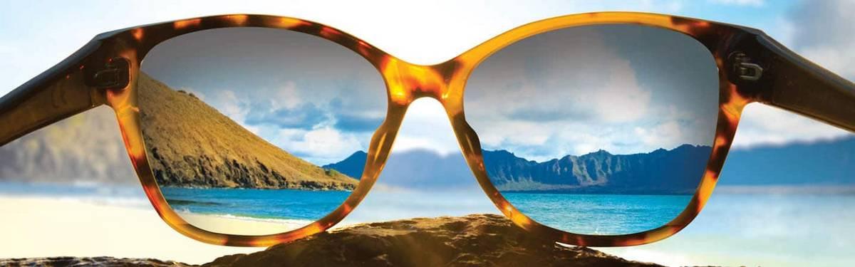 Gros plan sur un verre polarisé Maui Jim